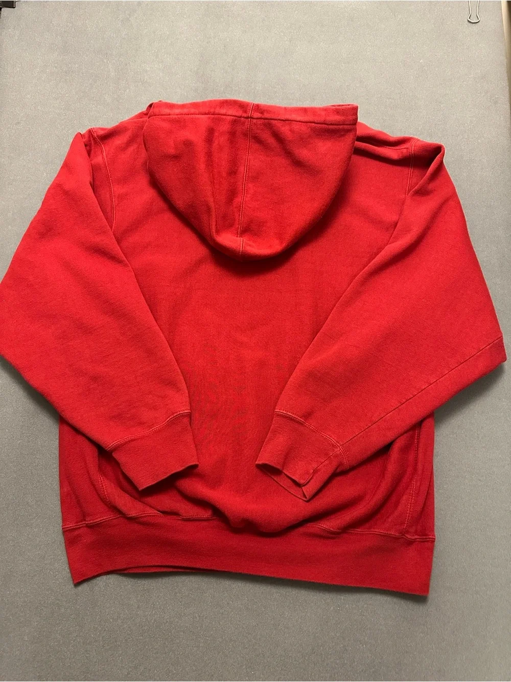 Y2K Steve & Barry’s Indiana Hoosiers Hoodie Mens XL Red Pink Spellout